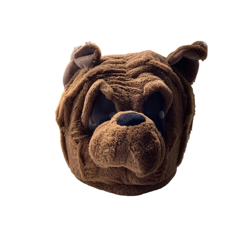 Dan Dee Big Greeter Heads Brown Bulldog Head Halloween‎ Costume Mascot Maskimal